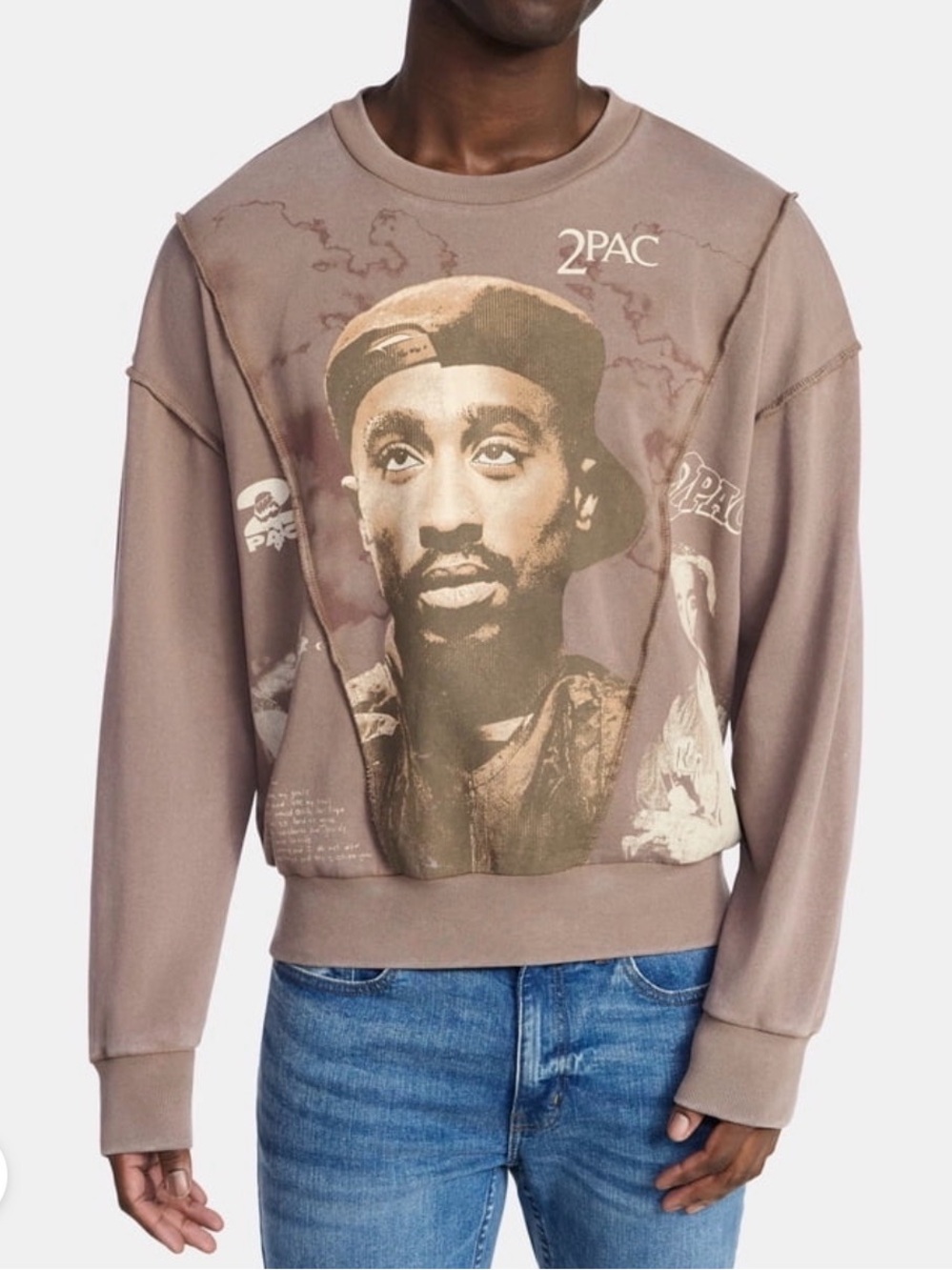 NWT 3XL 2pac sweatshirt stretchy